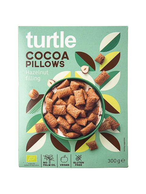 Сухий сніданок какао-подушечки з фундуком Cocoa Pillows “Turtle”, 300 г.