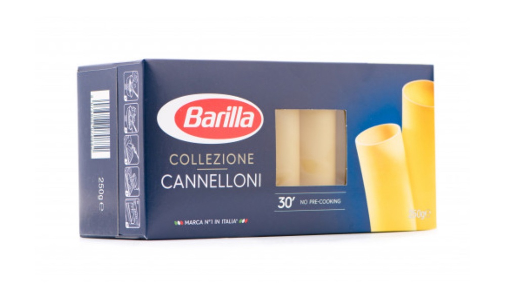 Макарони Collezione Cannelloni Barilla, 250 г.