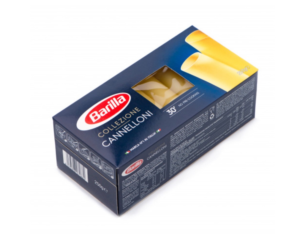 Макарони Collezione Cannelloni Barilla, 250 г.