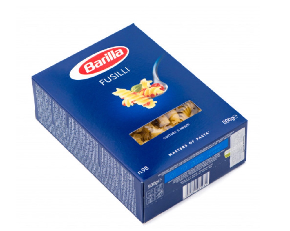 Макарони Fusilli Barilla, 500 г.