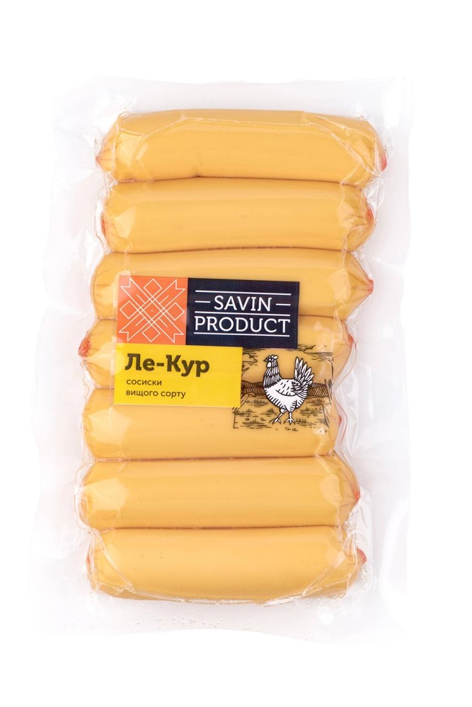 Сосиски курячі Ле-кур вищого сорту "Savin Product"